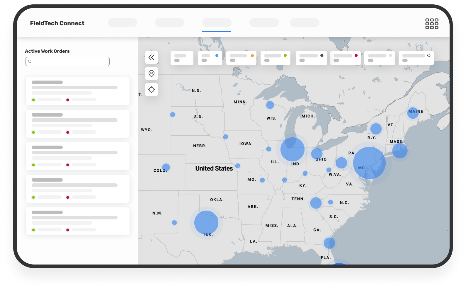 screenshot of MyWork Enterprise